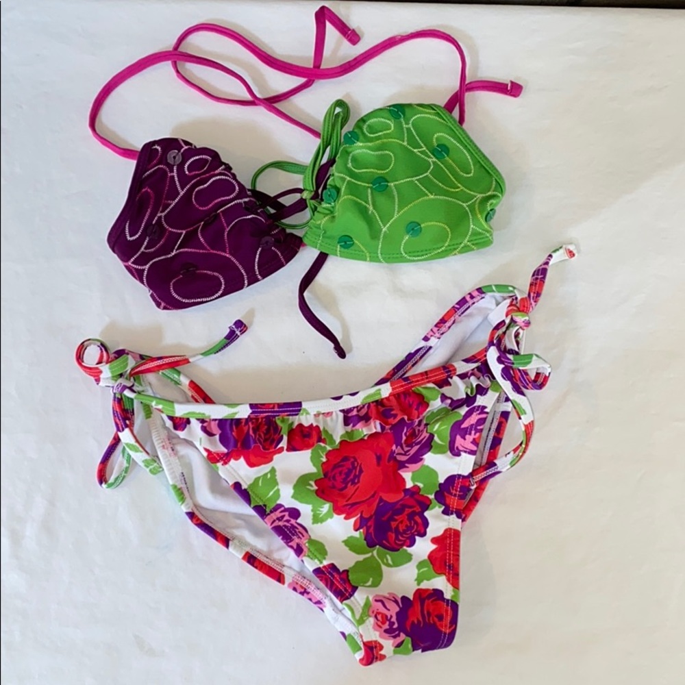 Cute Colorful Xhiaration Bikini Swim Suit